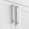Gliderite Hardware 7-5/8 in. Center to Center Satin Nickel Classic Euro Bar Pull - 4361-192-SN 4361-192-SN-1 - alternate 4